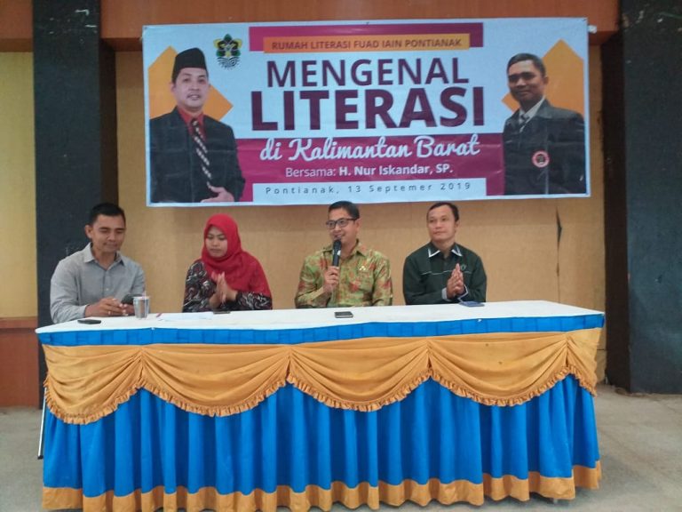Rumah Literasi FUAD IAIN Pontianak Gelar Kegiatan Perdana Hadirkan Praktisi Literasi