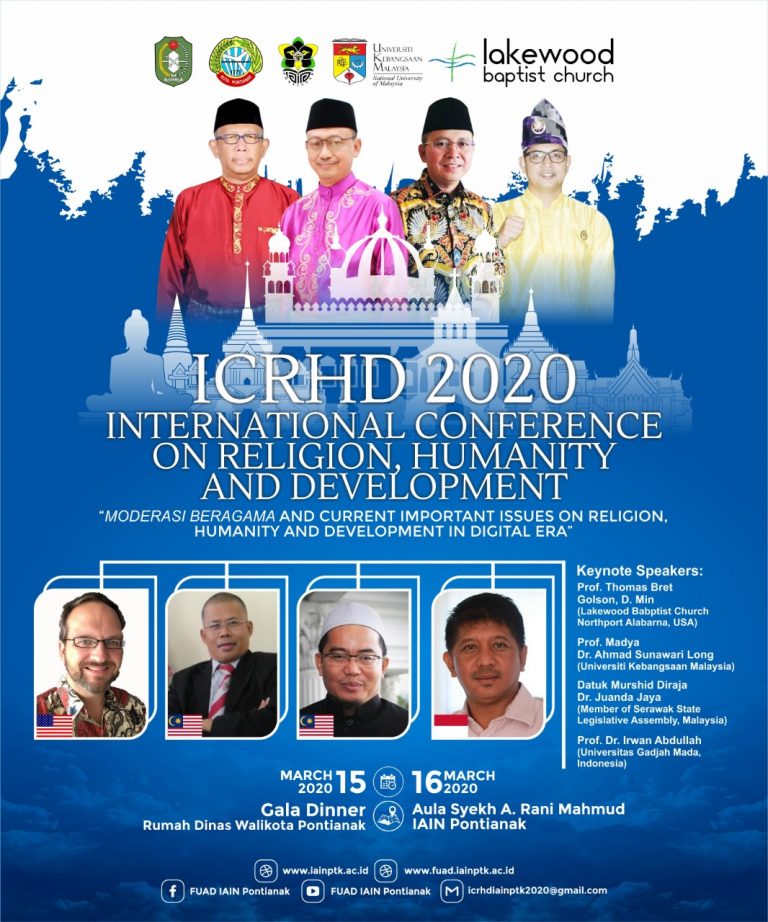 FUAD IAIN Pontianak Siap Gelar ICRHD 2020 Hadirkan Keynote Speaker Luar Negeri