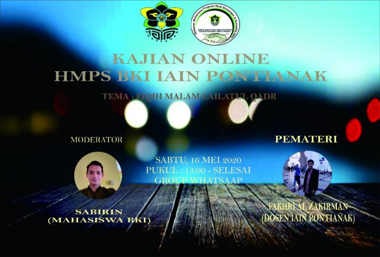 Semarakan Ramadhan,  HMPS BKI  Ajak Mahasiswa Ngabuburit Online Bareng
