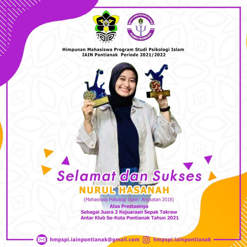 Nurul Hasanah, Mahasiswa Psikologi Islam FUAD Juara Sepak Takraw Kota ...