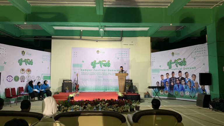 Pembukaan Gebyar Festival Dakwah Fakultas Ushuluddin adab dan dakwah 2021 berlangsung meriah