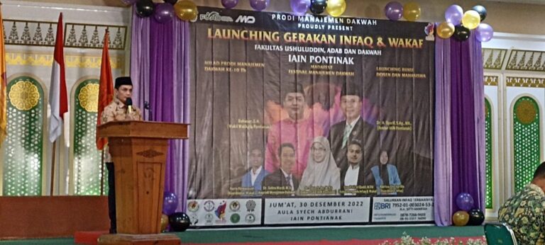 FUAD IAIN Pontianak Sukses Gelar Launching Gerakan Infaq dan Wakaf