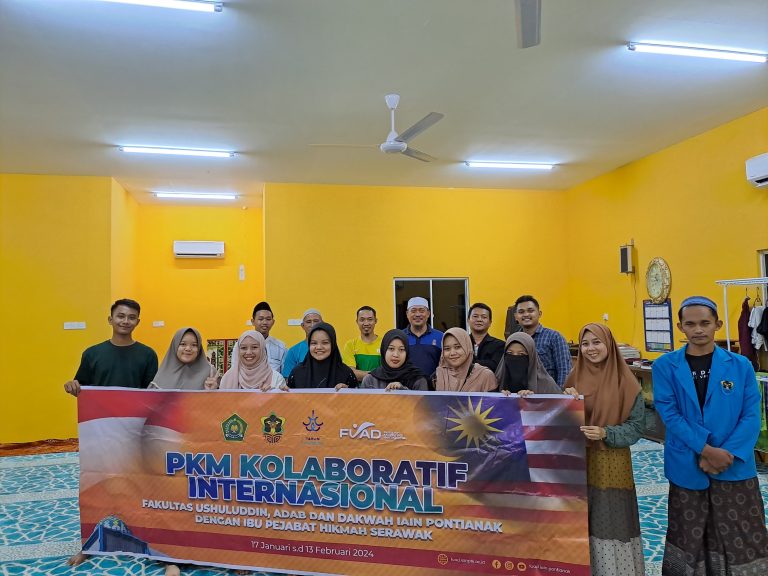 Pengabdian kepada Masyarakat (PkM) Kolaboratif Internasional FUAD IAIN Pontianak dengan Hikmah Serawak Malaysia