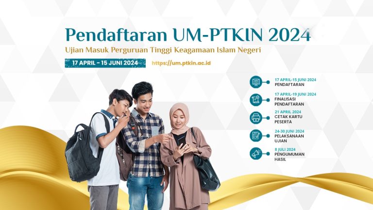 Pendaftaran UM-PTKIN 2024 Dibuka, Ini Cara Daftar dan Jadwalnya