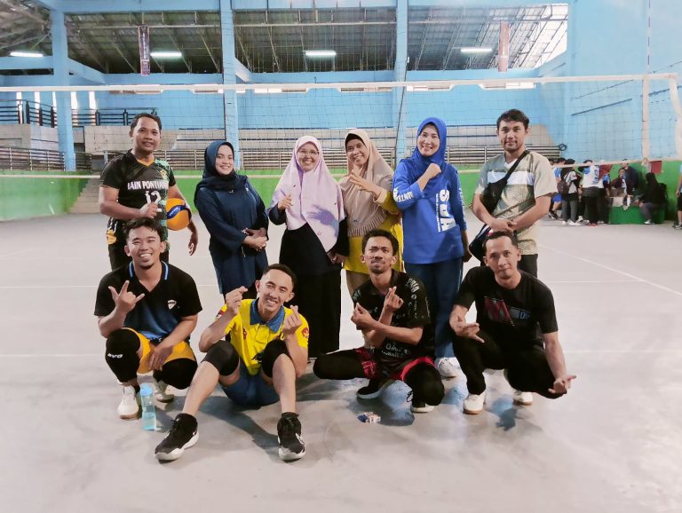 Tim Voli Mix FUAD Menang Telak 3-0, Raih Juara 3 Harlah 55 IAIN Pontianak