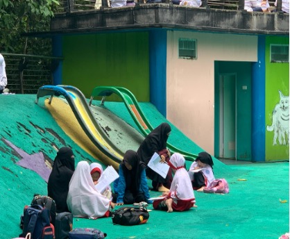 Outing Class : Mahasiswa PPL ikut serta dalam Kegiatan Outing Class di Masjid Muhtadin & Taman Digulis Untan