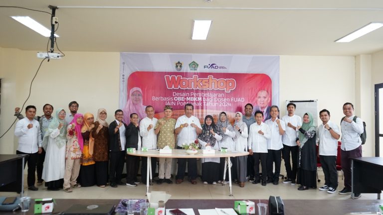 Pembukaan Workshop Desain Pembelajaran Berbasis OBE-MBKM bagi Dosen Fakultas Ushuluddin, Adab, dan Dakwah IAIN Pontianak: Rekonstruksi untuk Meningkatkan Kualitas Lulusan